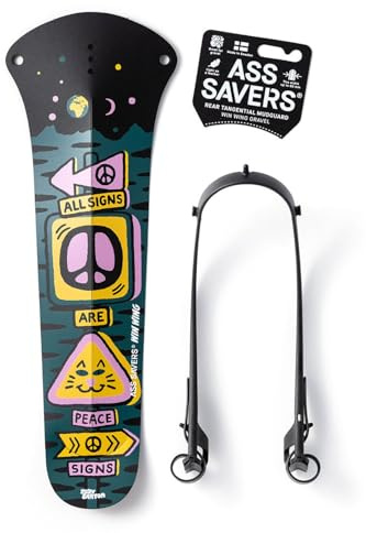 SAVERS Win Wing 2 superlätt grus bakre stänkskydd – bitar och fredsdesign