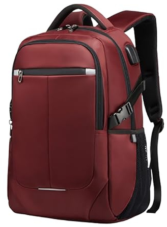 Mochila para portátil con Cargador USB, Mochila para portátil de 15,6 Pulgadas, Mochila de Trabajo Impermeable para la Escuela, el Trabajo o los Viajes B,47 * 31 * 18cm