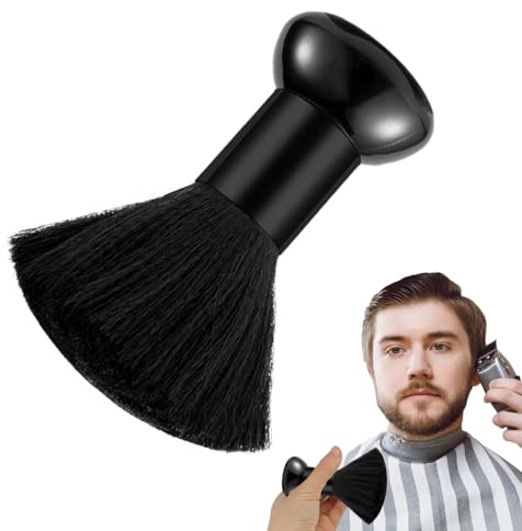 Brosse À Cheveux De Outil Nettoyant Balayage Cheveux Visage Cou Salon | Brosse à poussière pour ongles Balayage Cheveux Nettoyage Salon