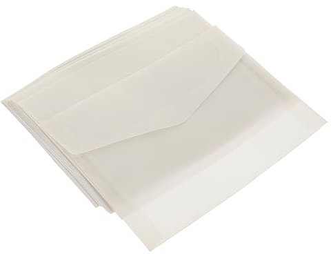 OATIPHO 60pièces Enveloppes Translucides Pour Boucles Oreilles Sacs Pour Bijoux Lot