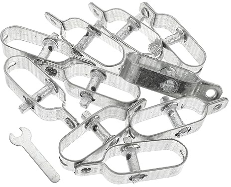 Cabilock Tenditore per Fune in Ferro, 10 Pezzi, per Filo D’acciaio 1-1,8mm e Filo di Ferro 1-2mm, Resistente e Facile da Usare Stili multipli