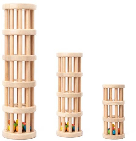 Vocdikficy 3er-Pack -Regenmacher-Stabrohr für Kinder, Regenrohr, Rasselrohr, Regenstab-Shaker, Musik, Sensorisches Hörinstrument, Spielzeug, Einfach zu Bedienen