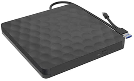 AYJYZHIAG Unidad Externa 3D Compatible con Unidades de Disco 50 GB, Reproductor CD/DVD/RW, grabadora y lectora for portátiles Windows 7/8/10/11 MacOS