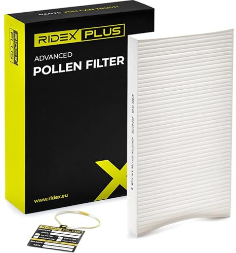 RIDEX PLUS 424I0270P Innenraumfilter Pollenfilter Höhe: 30 Breite: 161 Länge: 290 Kompatibel mit VW Golf 7 Schrägheck 5G1, BQ1, BE1, BE2, OPEL Corsa D Schrägheck S07 ZAFIRA B A05, BMW 5 Touring F11