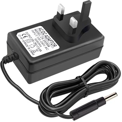 Universal Vacuum Cleaner Charger Replacement – DC 25-29V–0.5A Power Supply with 5.5mm×2.1mm Barrel Plug, Compatible with Corded & Cordless Vacuum Cleaners