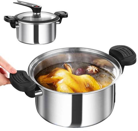Autocuiseur Marmite à Pression pour la Cuisson des Ragoûts | Cuiseur Lent Pour Riz Et Céréales Pour Cuisine Maison Restaurant Préparation De Riz Potages Et Soupes