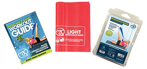 Fitness Mad - Widerstandband 1,5m x 15cm & Anleitung rot rot Light