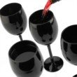 Weingläser Set 300ml im 4er-Pack Schwarze Rotweingläser Weißweingläser Weinkelch