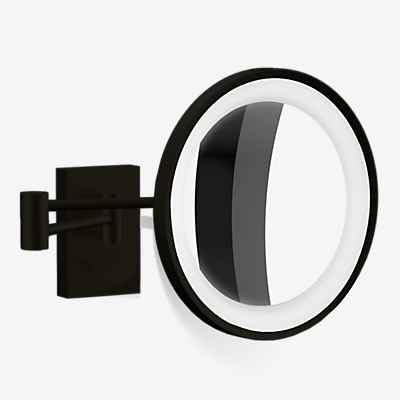 Decor Walther BS 40 Wandkosmetikspiegel LED, Gold matt - Vergrößerung 10-Fach