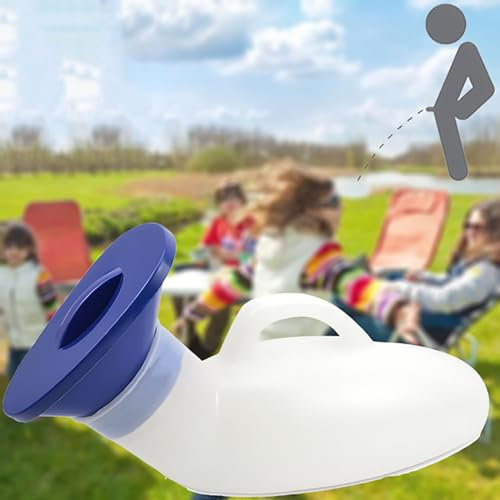 HAILM Urinflaschen Für Männer Und Frauen 800 Ml, Urinflasche Für Unterwegs Unisex Mit Deckel, Pinkelflasche Für Männer, Urinente Für Männer Auslaufsicher Für Auto, Reisen, Ältere