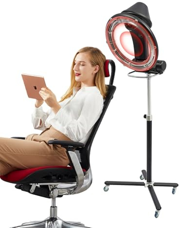 Profi Haardampfer, Großer Ionen-Haardampfer mit Haube und 6 Modi, höhenverstellbarer stehender Haardampfer, 4 Räder für Salon Home Spa