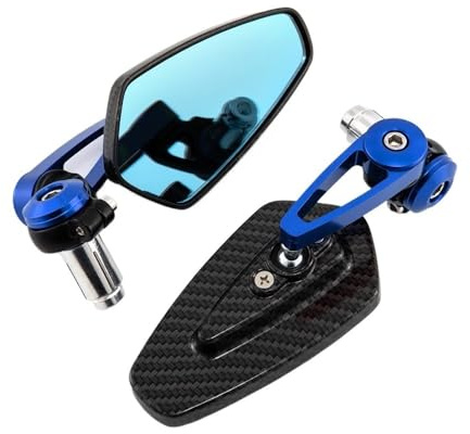 Rétroviseurs De Moto Universels, 7/8 , 22mm, Bout De Barre, Rétroviseurs Latéraux De Guidon De Moto Motos