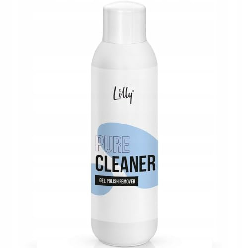 Cleaner Lilly Strawberry 500 ml – Nettoyant professionnel pour ongles avec parfum fraise | Élimine la graisse, la poussière et la couche de dispersion des gels UV/LED et des vernis hybrides | Pour