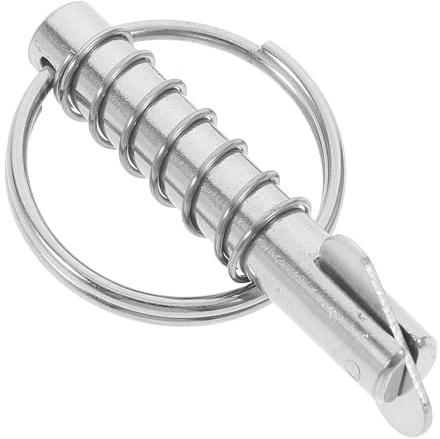 TOKIDNY Stainless Steel Quick Release Boat Safety Pin with Spring for Deck Hinges and Support Poles Corrosion-resistant Boat Hardware Accessory