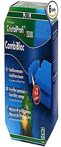 JBL Combibloc 6016000 Vorfilter-Einsatz und Feinfilterschaum, Für Filter CristalProfi e