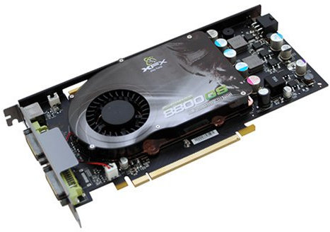 XFX 384MB 8800 GS 580M GDDR3 PCIe
