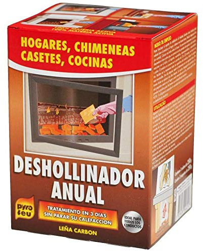 pyro feu - Deshollinamiento anual para chimeneas 3 x 250 gr