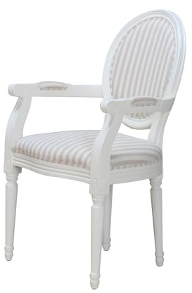 Moebelnet Barock Esszimmerstuhl Weiss