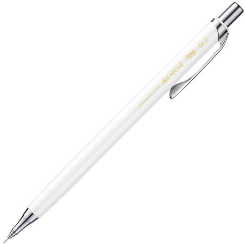 Pentel Druckbleistift orenz 0,2 mm, Korpus weiß, (xpp502-w)