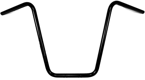 1 pollice (25,4 mm) manubrio Ape Hanger 44 cm nero compatibile con Harley-Davidson