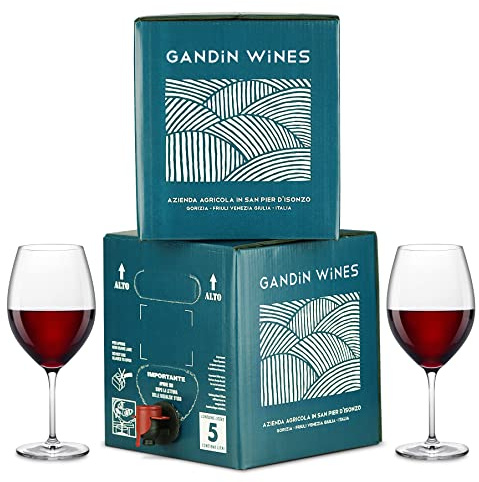 Bag in Box vino Merlot IGT Venezia Giulia 12,5% - Vigne di Giulia - 2 confezioni da 5 litri