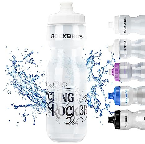 ROCKBROS 750 ml cykelvattenflaska, stor BPA-fri sportvattenflaska för cykling, fitness, löpning, vandring