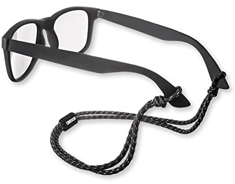 Carson Paracord Brillenband - Schwarz/Grau (EX-50BGY)
