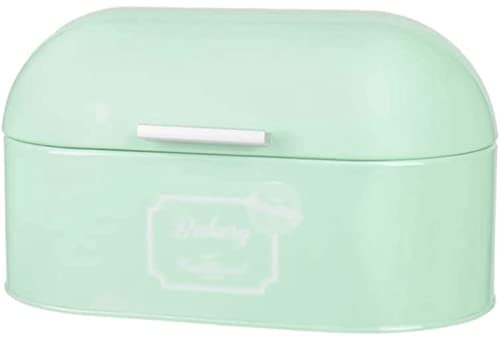 ABGRC Cocina Panera Panera de Estilo nórdico, Soporte para Pan de Gran Capacidad de 10L, panera de Metal Vintage, contenedor de Almacenamiento de Pan Que Ahorra Espacio Decoración