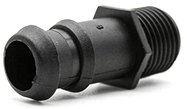 DOJA Barcelona | Jonction Tuyau Arrosage | Pack 100 | Raccord Arrosage Goutte a Goutte | Ø 20mm – 1/2″ | Filetage Male | Raccord Tuyau d'Arrosage | Robinet Jardin, Irrigation Goutte a Goutte