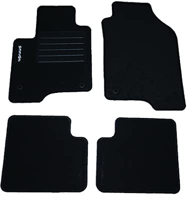 Set Tappeti su Misura Auto Tappetini in Moquette con battitacco compatibili con Panda 312 dal 2012 in poi