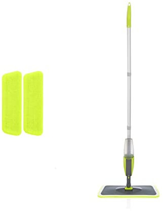 trapeador de vapor Fregona Con Pulverizador, Juego De Escobas, Fregona Mágica, Fregona Plana For Suelo De Madera, Herramientas De Limpieza For El Hogar, Almohadilla De Microfibra Reutilizable For El H