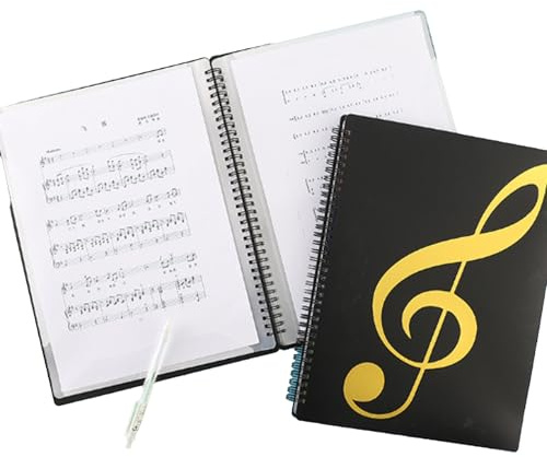 Eabdice Musikordner, Notenblatthalter, Piano Music Score Folder, für Chor Klavier Musiker und Band