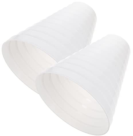 Angoily 2pcs Dryer Duct Reducer Adapter Vent Pipe Connector Round Ducting Hose Inline Ventilation Connector for Kitchen Bathroom Exhaust