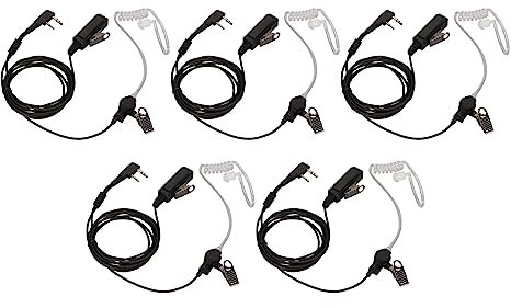 Écouteur, K Head 2 broches réduction du bruit électronique vidéo portable CB radios bidirectionnelles accessoires casques microphones radio bidirectionnelle avec micro pour Quansheng TYT MYT PuXing