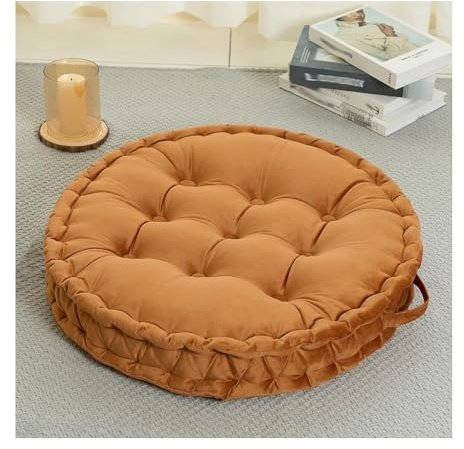 ZEaink Cushion Armchair Cushion Seat Dining Chair Thick Floor Cushion Round 24 in, Pregnancy Post-Operative Adults Chair Bolster Cushion Seat Car Seat Sofa Armchair Pad for Chair Pads(H31)