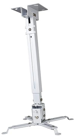 Housoutil 15kg Adjustable Projector Ceiling Mount Load Wall Hanging Projector Bracket for LED Holder Extendable Iron