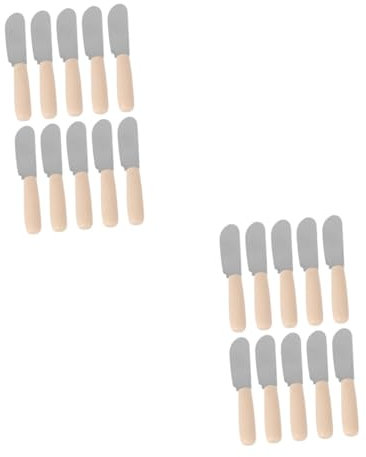 Ciieeo 2 Sätze Sahnespatel Butterstreichmesser Brot Und Buttermesser Küchenkäsemesser Küchenbedarf Haushaltsbutterstreicher Buttermesser Küchengerät 10 Stück * 2