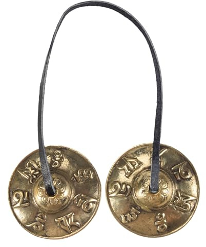 Orolotay Tibetische Becken Meditations Glocken 6,5 Cm Meditations Glocken Glocken,Meditation Yoga Glocke für Schlagen Instrument