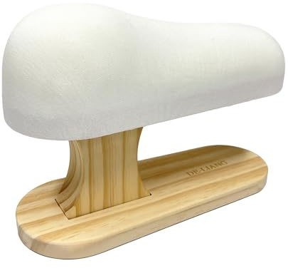 DE-LIANG Bust Corset Ironing Board, Sleeve Ironing Board Small with Solid Wood Base, Tailor’s Ham with Various Pressing Surfaces for - Smoothing Curved Seams, Ironing Collars, Cuff, Beige