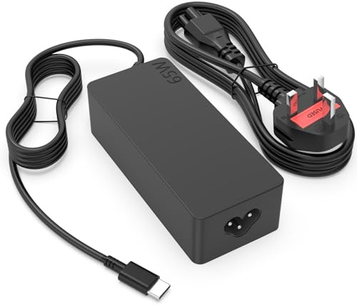 65W USB C Laptop Charger Compatible with Lenovo Thinkpad/Yoga/Chromebook T480 T490 T14 X13 C930 C940 100e 300e 500e ADLX65YLC3D 4X20M26268 ADLX65YDC2A
