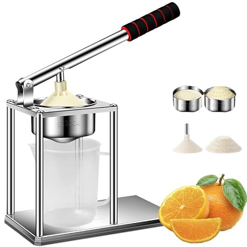 Exprimidor manual de naranja, prensa de limón y granada, exprimidor de frutas de mano exprimidor de cítricos resistente, exprimidor manual de frutas para granada, cítricos, naranja