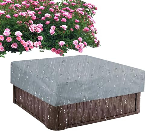 de Cuadrada Impermeable y Resistente para Exteriores - de SPA para | para Exteriores, terraza, jardín, Piscina, casa residencial