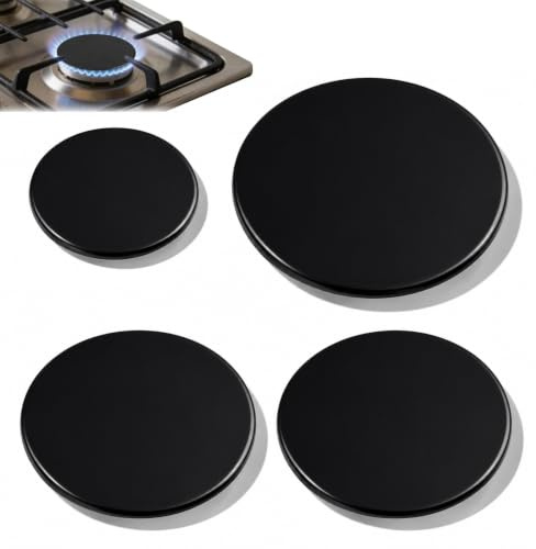 4 Pcs Gas Hob Covers for 4 Burner Gas Cookers for SABAF, 55mm 75mm 100mm