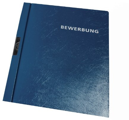 Durable 224907 Duraclip Bewerbungs-Set (2 Mappen und 2 Umschläge) dunkelblau