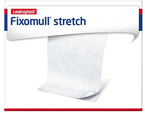 BSN medical Fixomull stretch 10 cm x 2 m Klebevlies zur vollflächigen Verbandfixierung, Pflaster