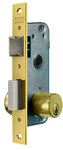 Tesa Assa Abloy 200050HL Cerradura De Embutir Para Puertas De Madera Bronce (Latonado) Entrada 50 mm 2000