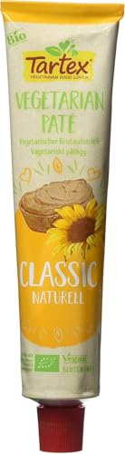 Tartex Organic Classic Vegetarian Pate, 200 g (Pack of 12) | Organic Vegetarian Paté, Classic Flavour, Vegan Friendly, Gluten Free