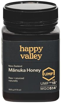 Happy Valley UMF 15+ (MGO 514+), Miele Manuka 500g
