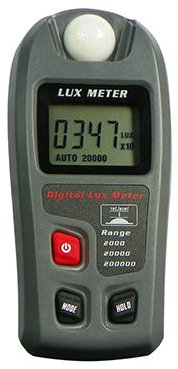 Leaton Digital Luxmeter Light Meter with LCD Display(Range: 0.1~200,000Lux, 0.01~20,000Fc)