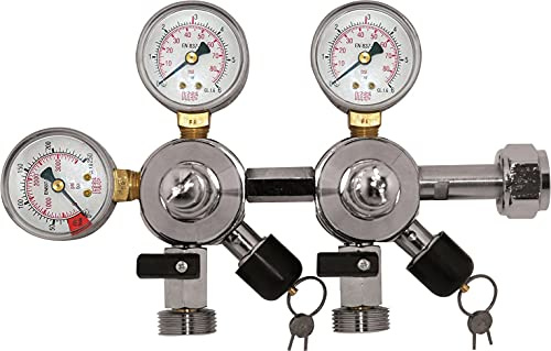 Westerbarkey Macro Co² Kohlensäure Druckminderer Oxyturbo 2 verschiedene Drücke